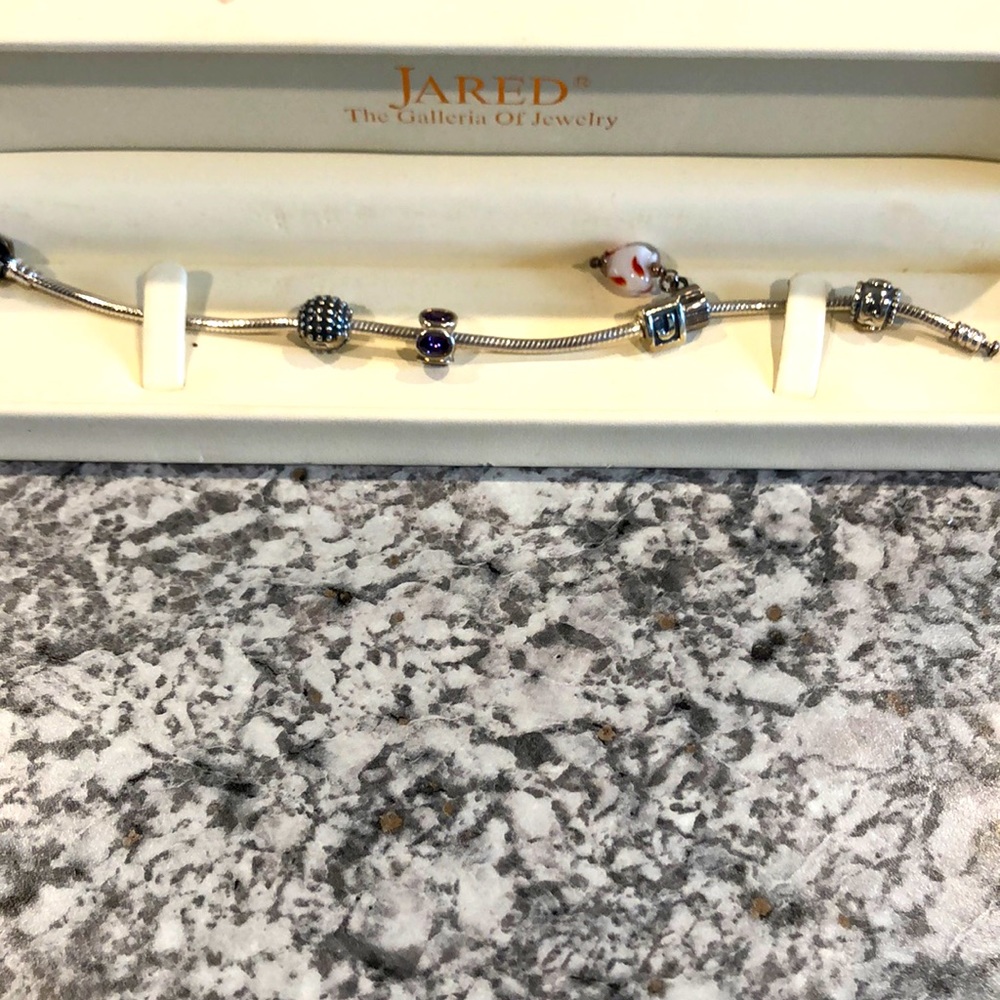 Pandora bracelet with charms